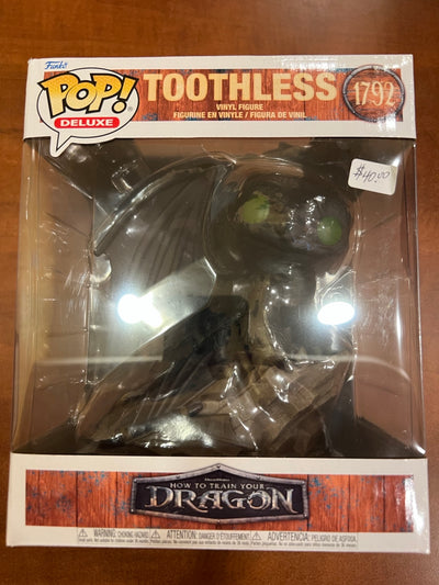 Funko POP Deluxe Toothless #1792 - How to Train Your Dragon (box damage-see pictures)