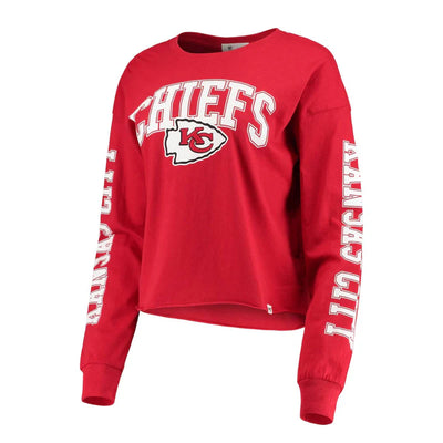 NFL 47 Brand - Women's Kansas City Chiefs Long Sleeve T-Shirt