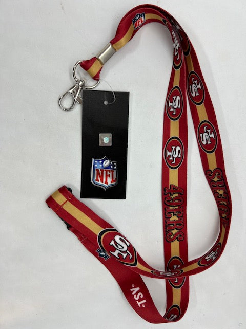 NFL San Francisco 49ers Sublimated Lanyard