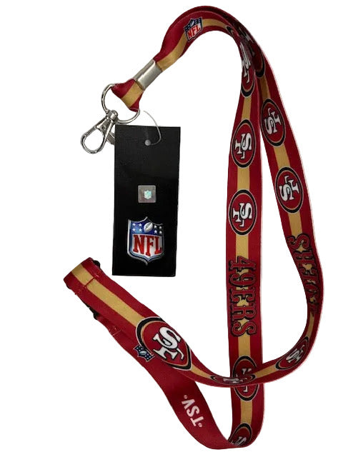NFL San Francisco 49ers Sublimated Lanyard