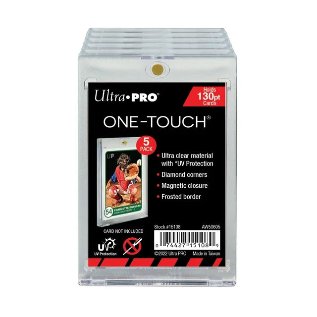 Ultra Pro One Touch 130 pt Card Holder (5 Pack)