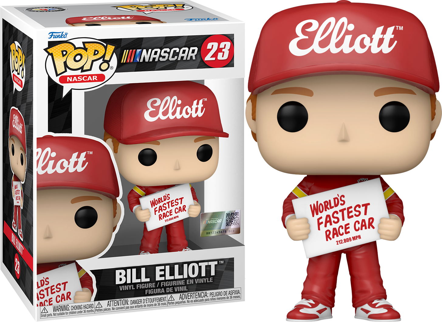 Funko POP Bill Elliott #23 (Fastest Sign) - POP Nascar