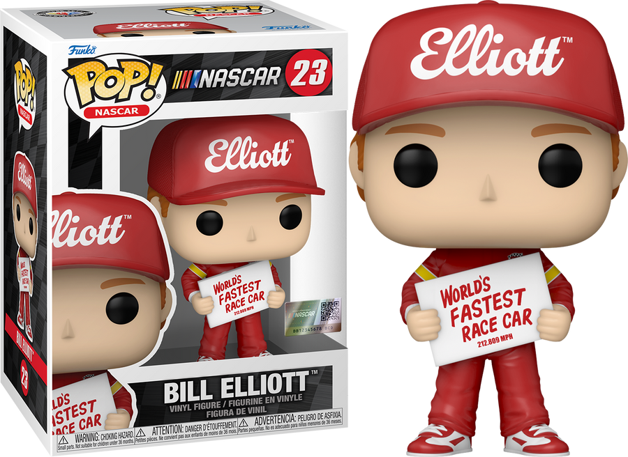 Funko POP Bill Elliott #23 (Fastest Sign) - POP Nascar