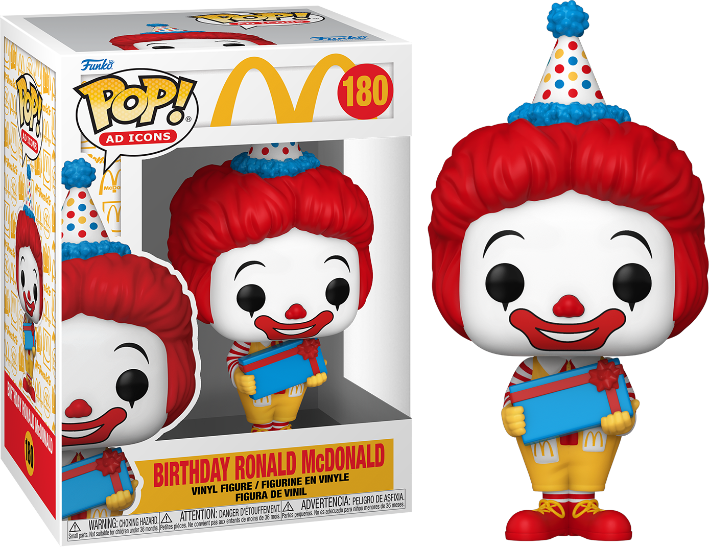 Funko POP Birthday Ronald McDonald #180 - McDonalds Ad Icon