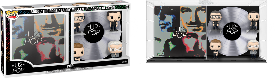 Funko POP Albums U2 #46 - Bono / The Edge / Larry Mullen Jr / Adma Clayton