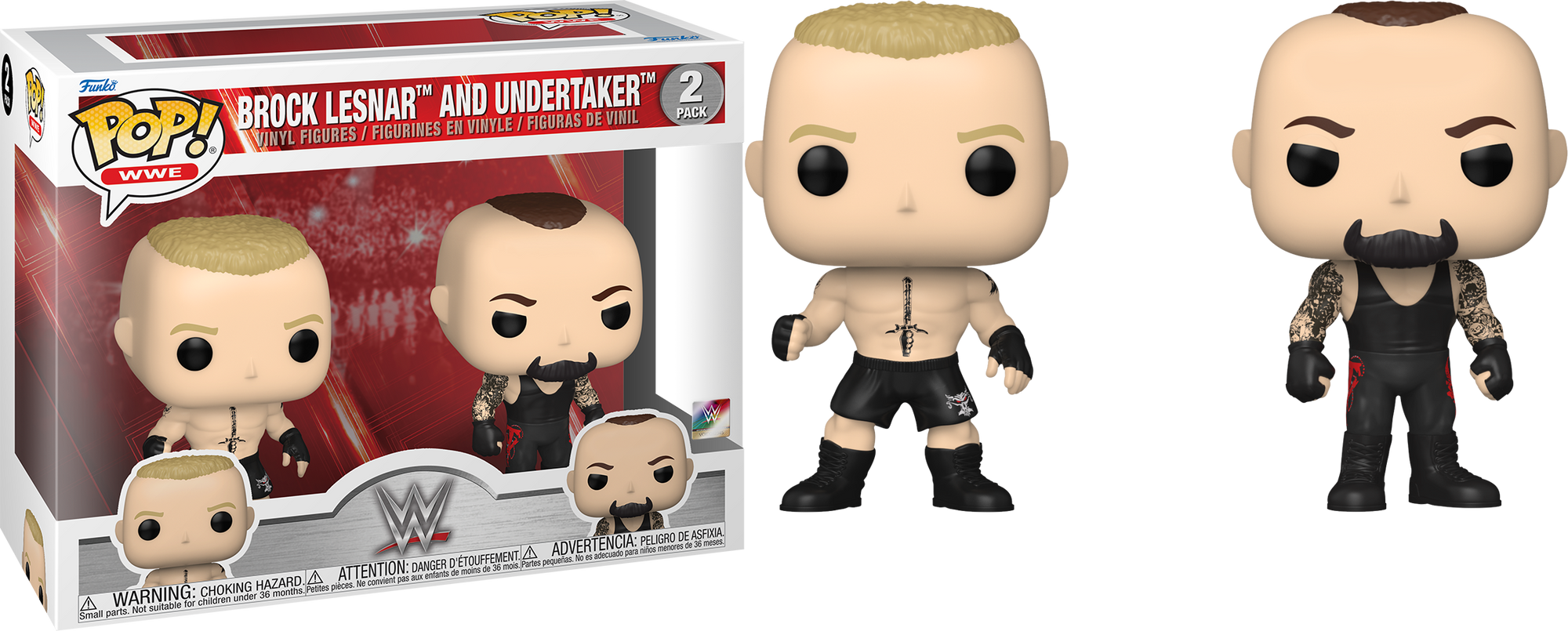 Funko POP WWE Brock Lesnar and Undertaker 2pk WWE