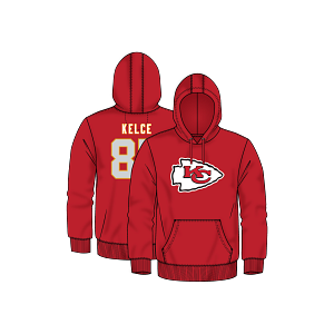 NFL Kansas City Chiefs Fanatics Player Hoodie - T. Kelce