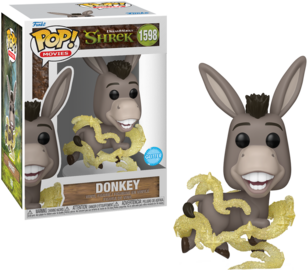 Funko POP Donkey #1598 (Glitter) Shrek -Dreamworks 30th Anniversary