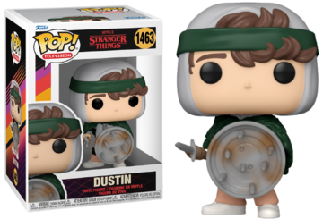Funko POP Dustin with Shield #1463- Stranger Things