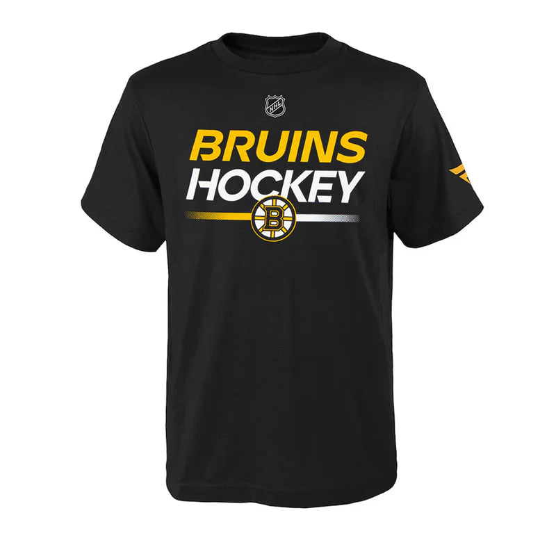 NHL Boston Bruins Fanatics Wordmark Short Sleeve T-Shirt