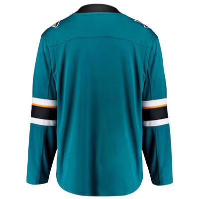 NHL San Jose Sharks Youth Fanatics Breakaway Jersey - Teal