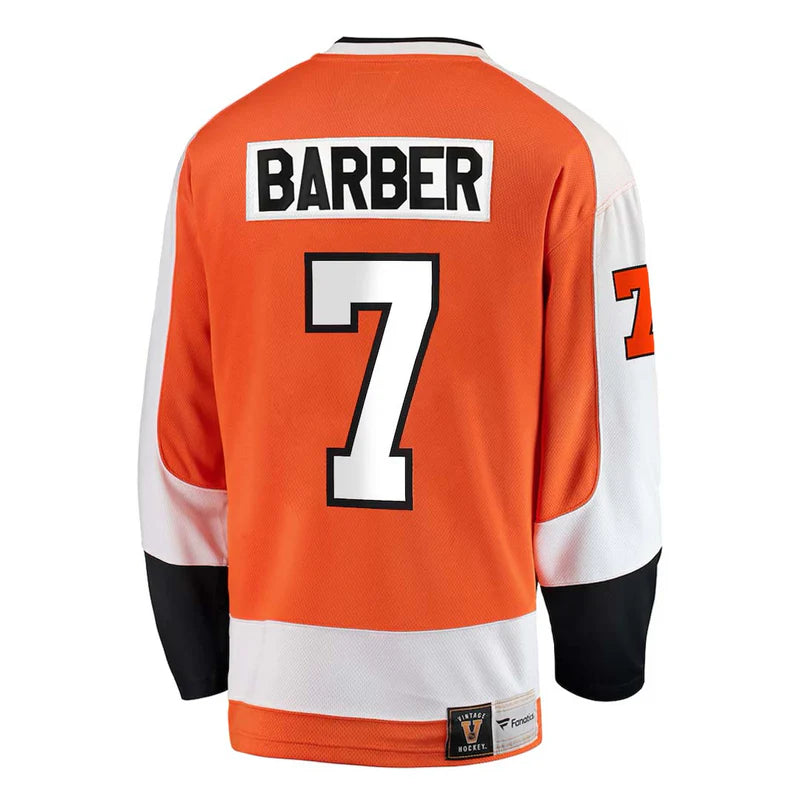 Bill Barber Fanatics - Men's Philadelphia Flyers Heritage Jersey