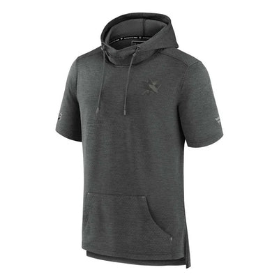 Fanatics - Men's San Jose Sharks Short Sleeve Pullover Hoodie