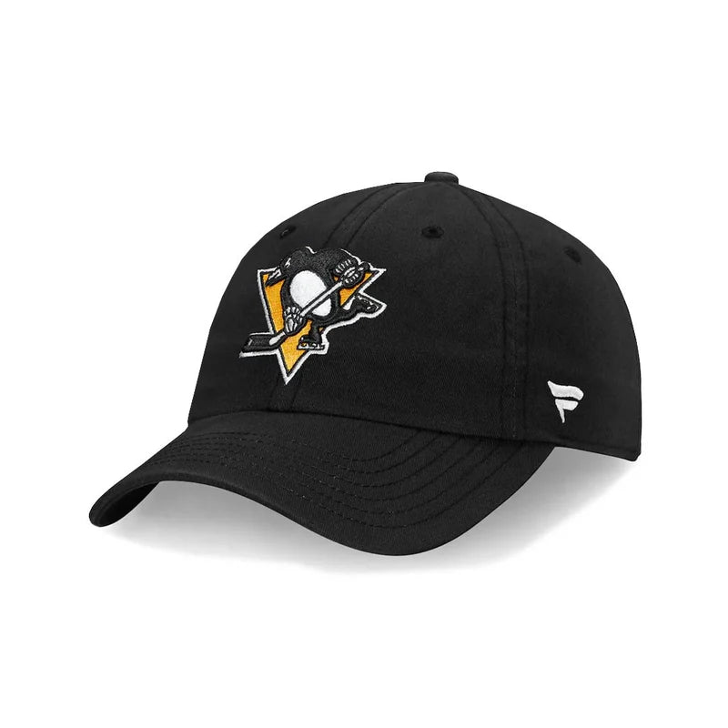 NHL Pittsburgh Penguins Fanatics Logo Structured Adjustable Hat