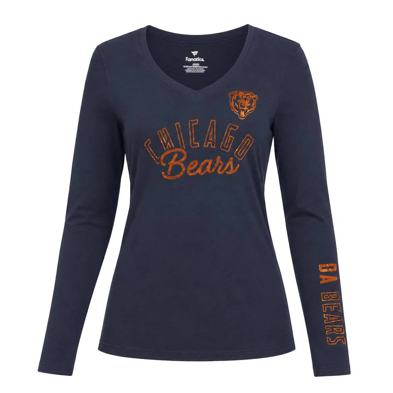 NFL Fanatics - Women's Chicago Bears Long Sleeve T-Shirt - online only