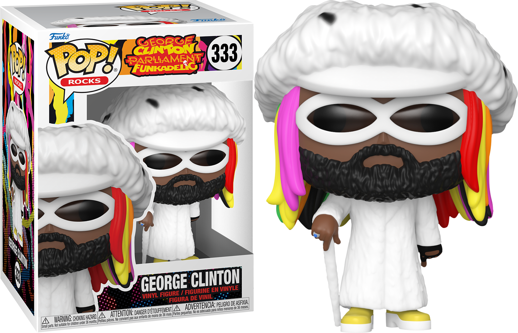Funko POP Rocks George Clinton #333 Parliament Funkadelic