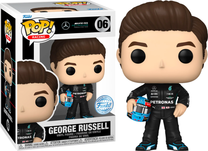 Funko POP Racing George Russell #06 Funko Special Edition Formula One AMG Petronas