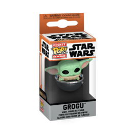 Funko POP Grogu in Hovering Pram Keychain Pocket POP - Star Wars Mandalorian