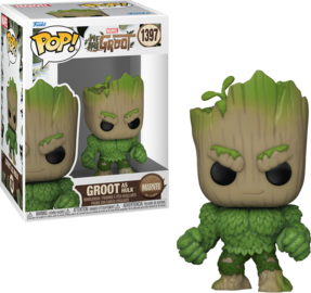 Funko POP Groot as Hulk #1397- Marvel We Are Groot (Celebrating Marvel 85 Years)
