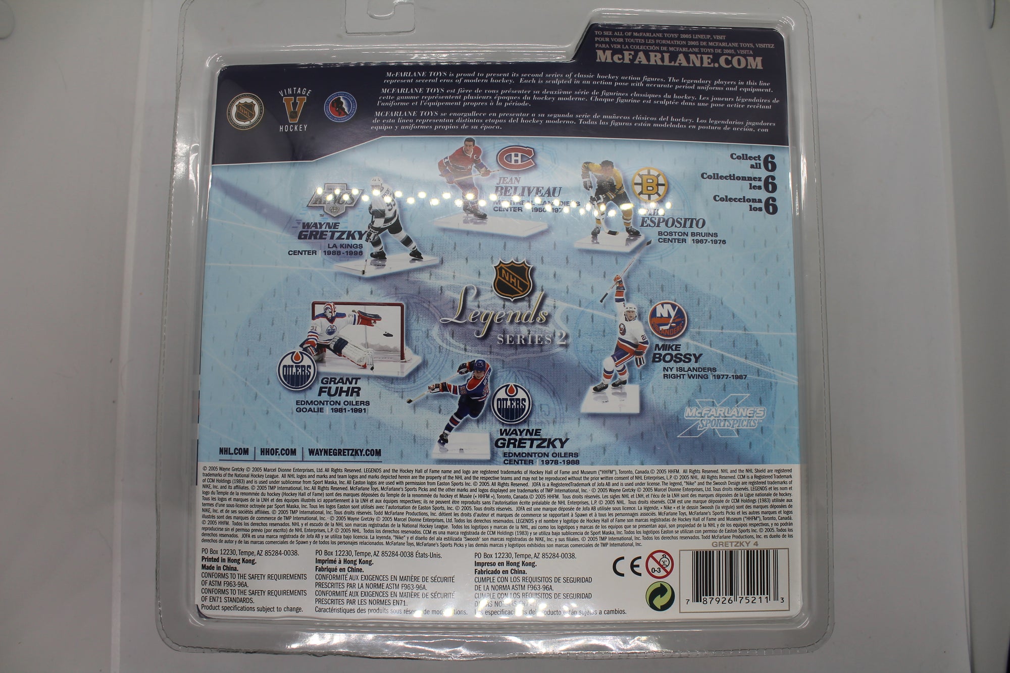 McFarlane NHL Legends Series 2 Wayne Gretzky Oilers 6" Action Figure (Variant) 2005