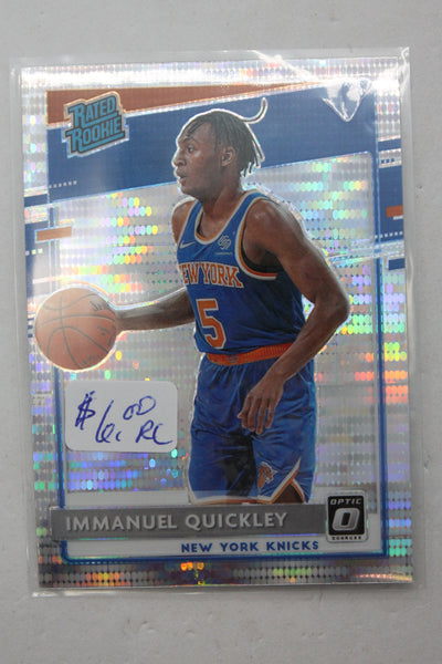 Immanuel Quickley 2020-21 Panini Donruss Optic - Target Box Set Pulsar Prizm Rated Rookie Rookie Card