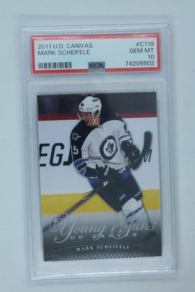 MARK SCHEIFELE CANVAS YOUNG GUNS SP RC PSA 10 GEM MINT 2011 UPPER DECK