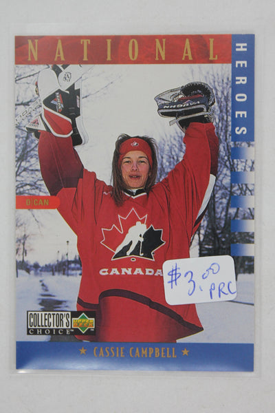 Cassie Campbell 1997-98 Upper Deck Collector's Choice - National Heroes - PRC