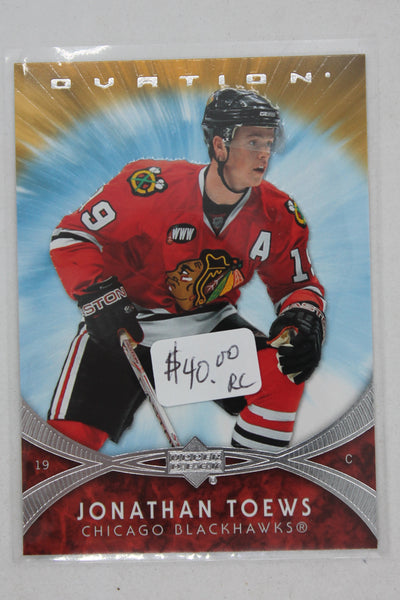 Jonathan Toews 2007-08 Upper Deck Ovation Rookie Card