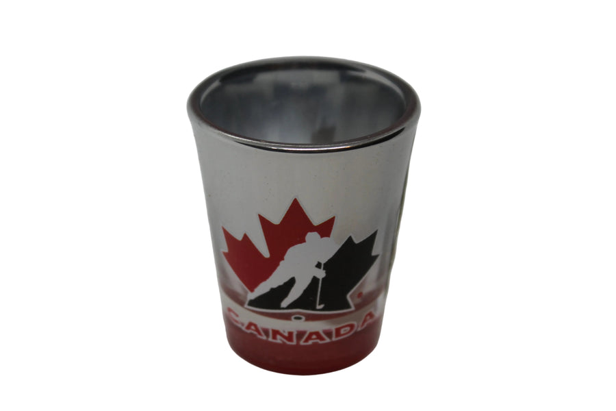 Team Canada 2 oz Chrome Shot Glass