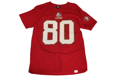 NFL San Francisco 49ers Men's Jerry Rice #80 NFL Team Apparel T-Shirt - Medium