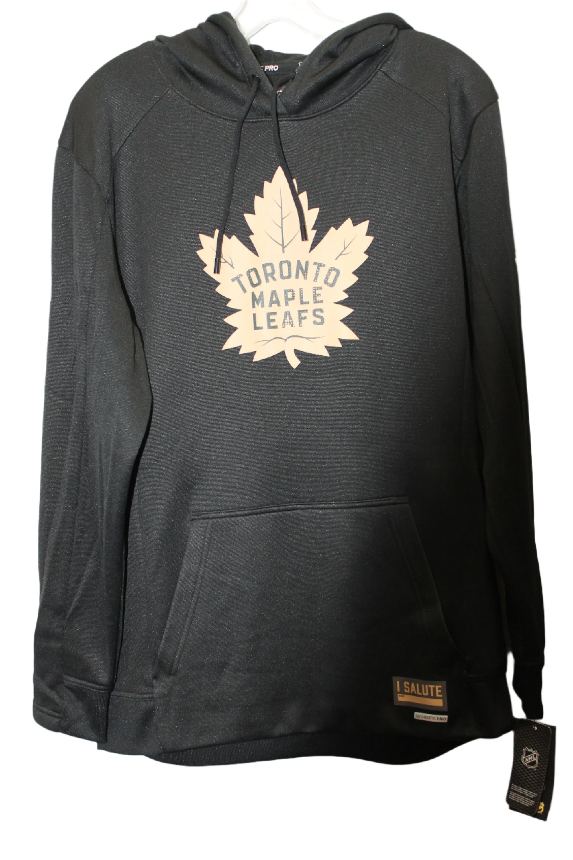 NHL Toronto Maple Leafs Fanatics Military "I Salute" Hoodie - (Black)