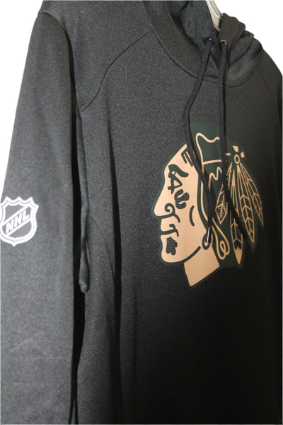 NHL Chicago Blackhawks Fanatics Military "I Salute" Hoodie - (Black)