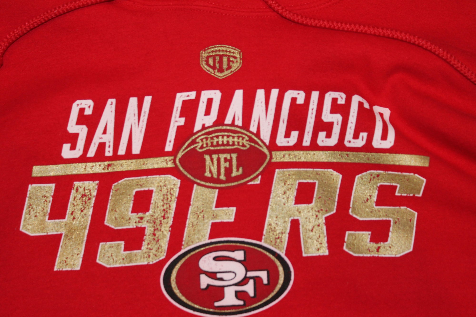 NFL San Francisco 49ers Men's Old Time Football Hoodie - XXLarge