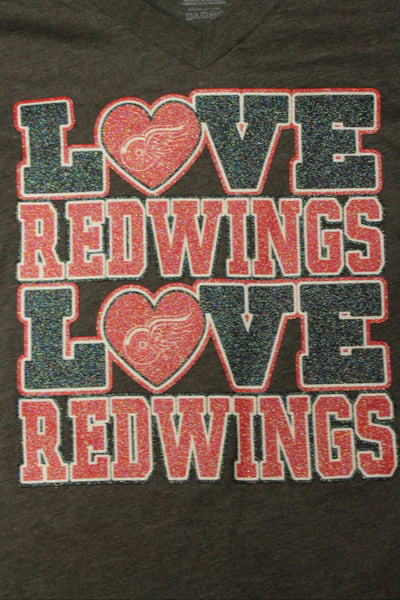 NHL Detroit Red Wings "Love" Youth Girl's Tee