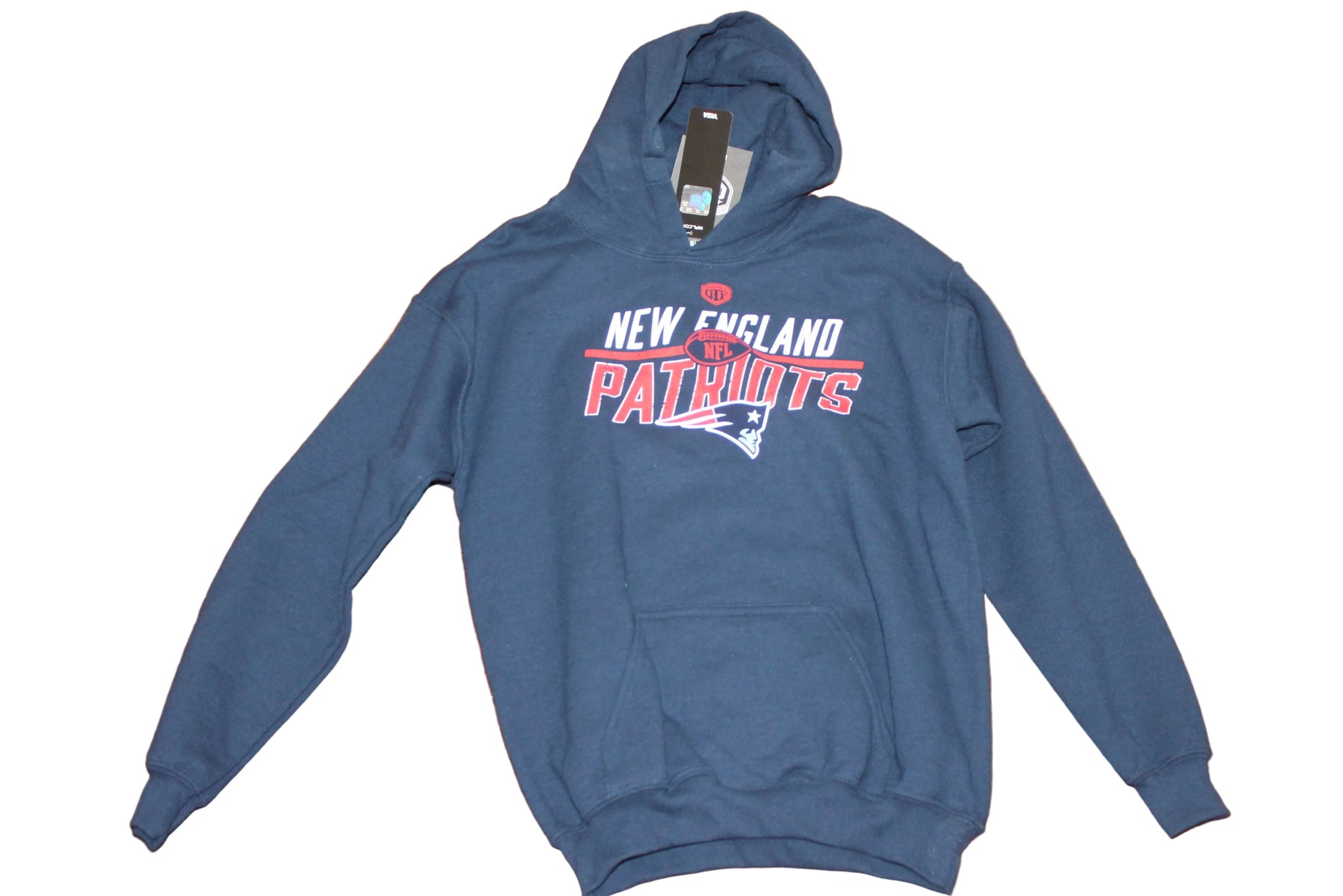 NFL New England Patriots Old Time Football Collection Youth Hoodie
