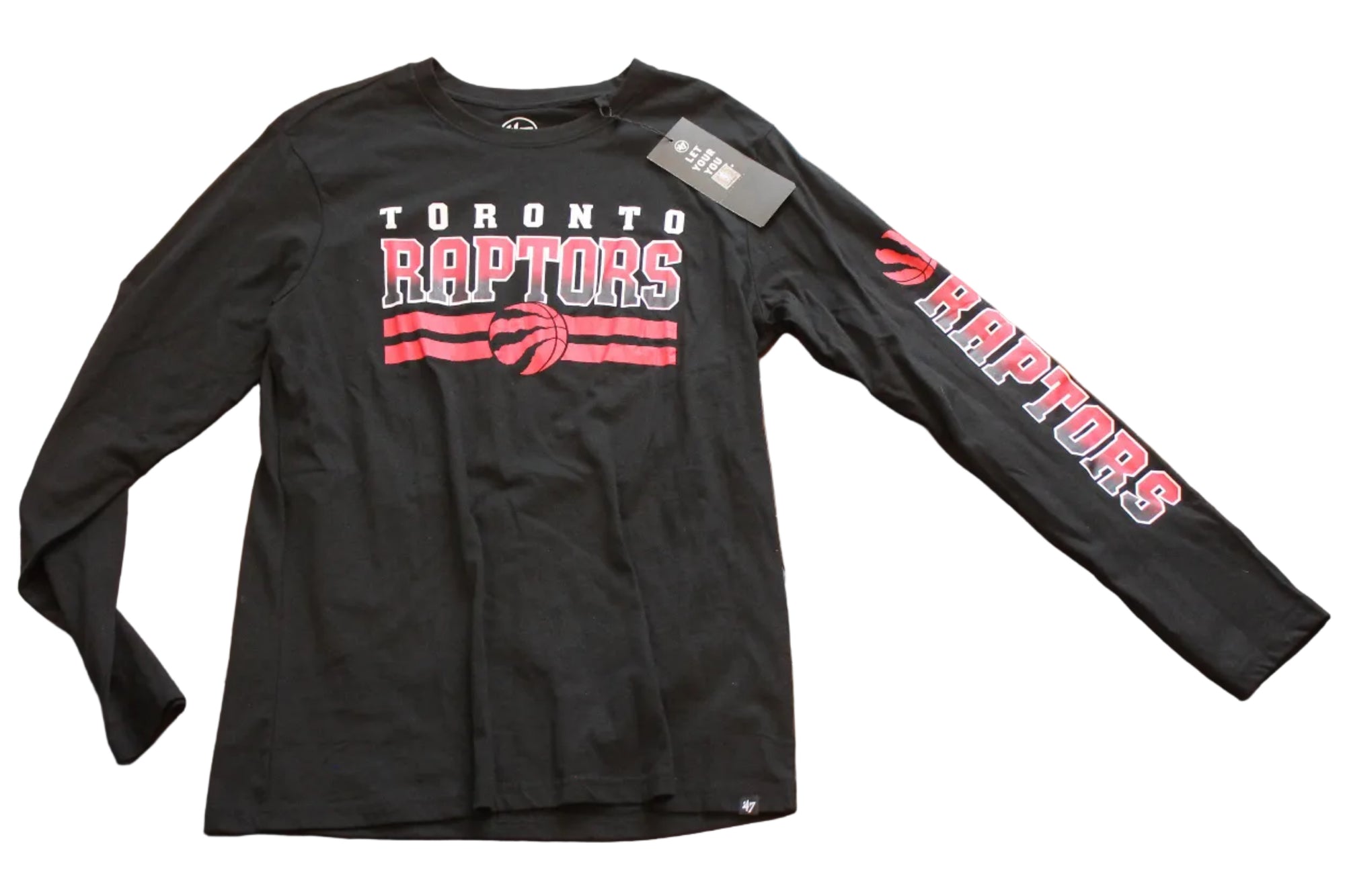 NBA Toronto Raptors 47 Brand Breaker Men's Long Sleeve Tee