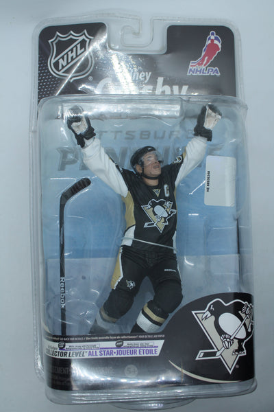 Sidney Crosby Series 25 Mcfarlane - Pittsburgh Penguins - (bend in top of clamshell)