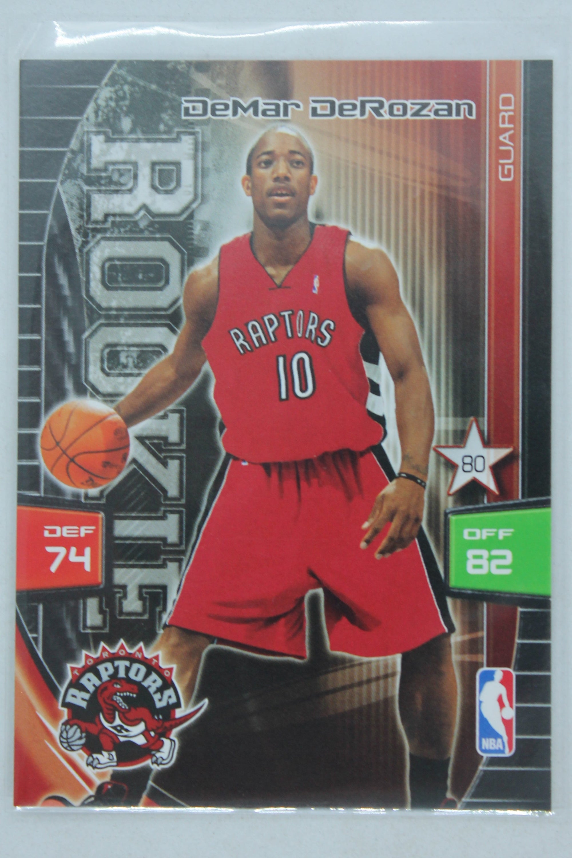 DeMar DeRozan 2009-10 Adrenalyn XL Rookie - Rookie Card