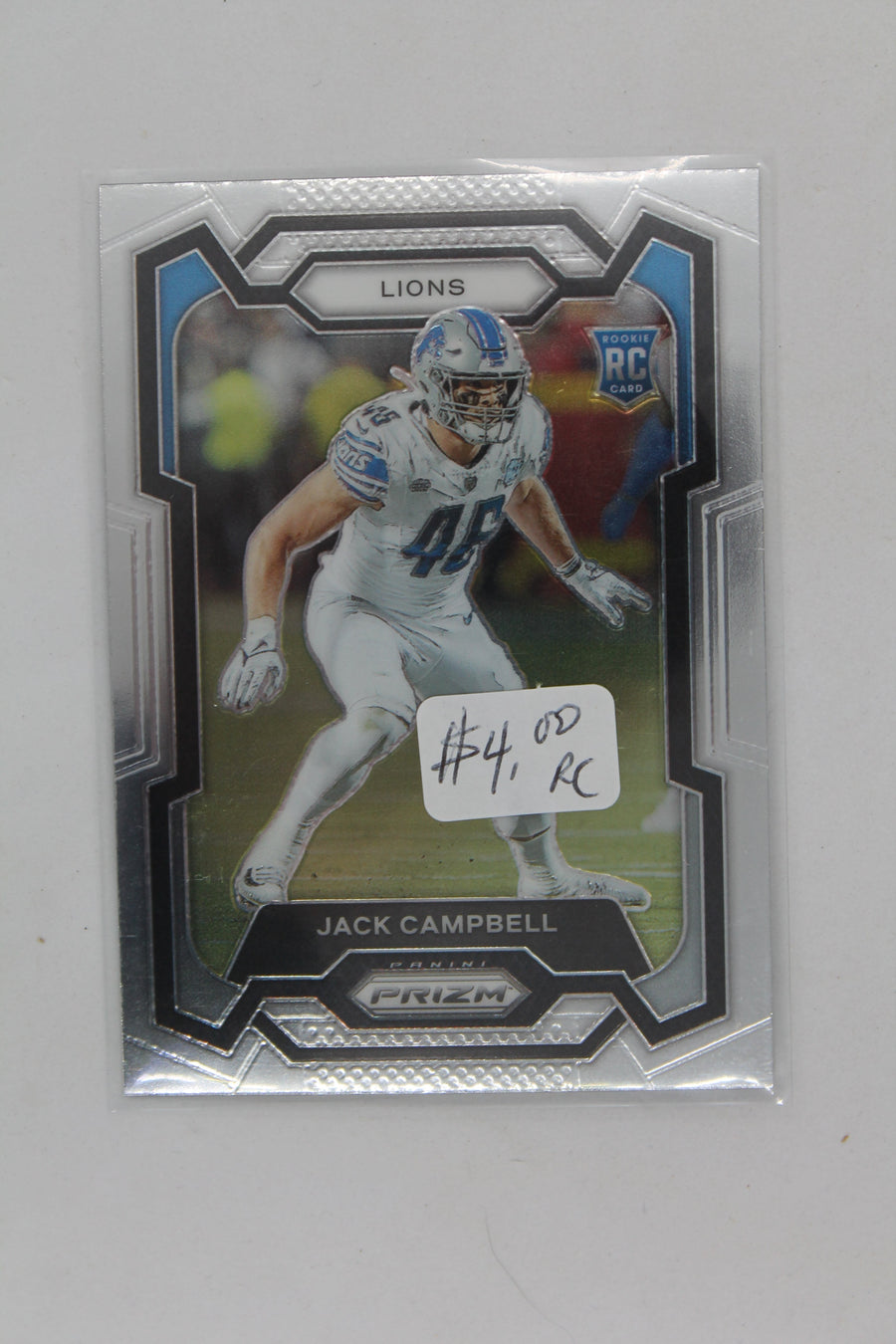 Jack Campbell 2023 Panini Prizm - Rookies - Rookie Card