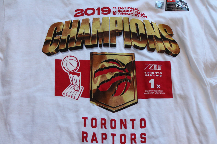 NBA Toronto Raptors Nike Men's 2019 NBA Champions Long Sleeve Tee