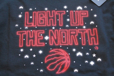NBA Toronto Raptors Men's 47 Brand Light Up The North Tee