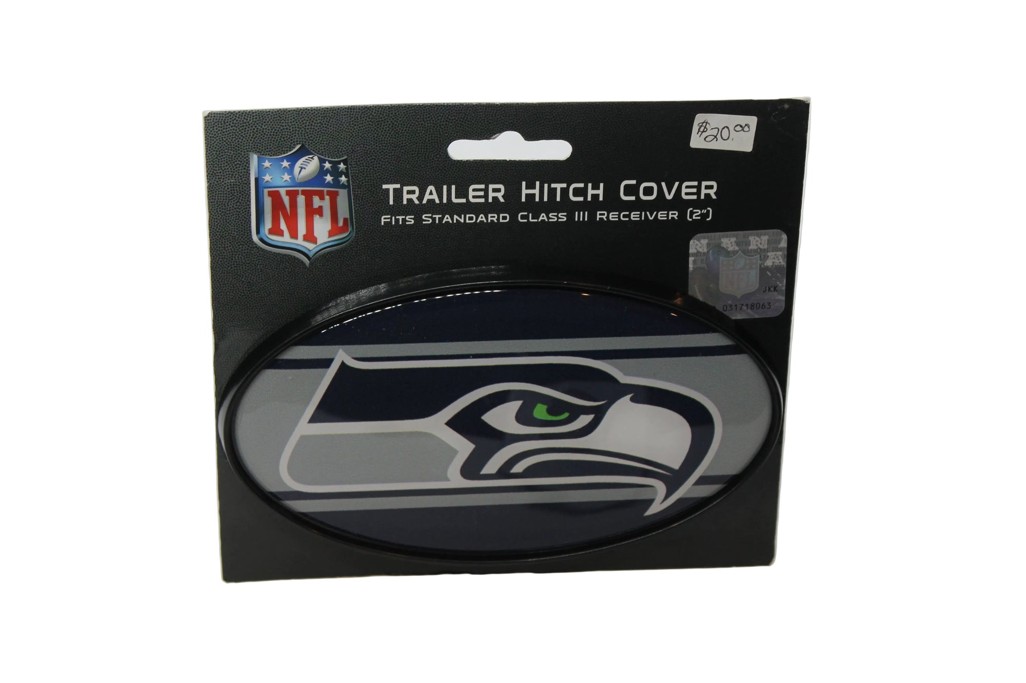 NFL Seattle Seahawks Plastic Trailer Hitch Cover