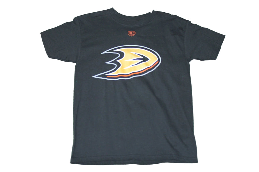NHL Anaheim Ducks Old Time Hockey Youth Logo Tee