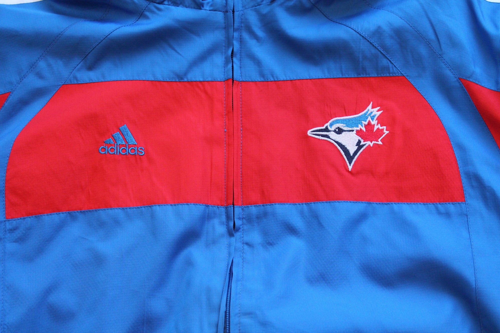 MLB Toronto Blue Jays Youth Adidas Zip-Up Jacket with Hood