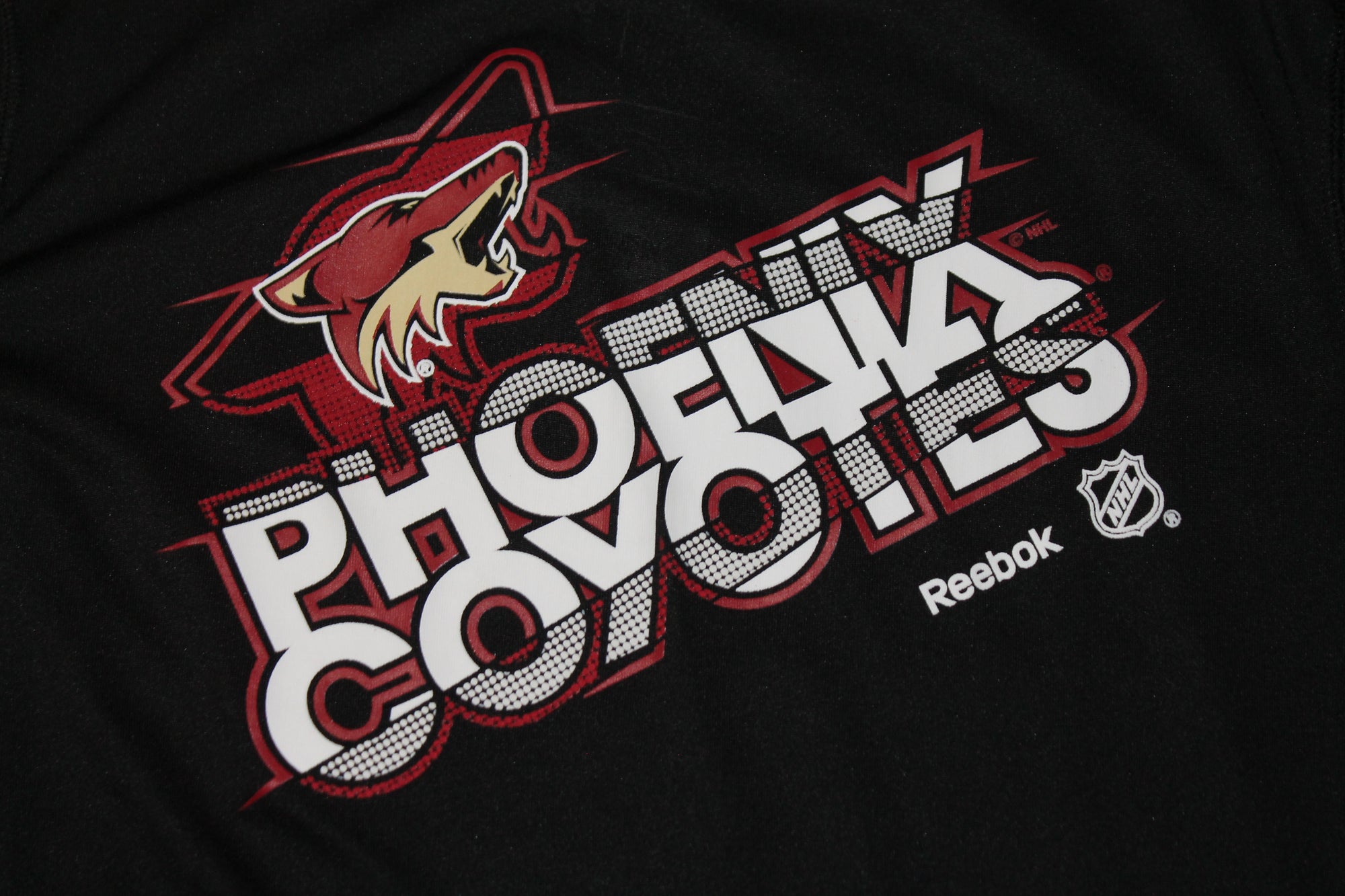 NHL Phoenix Coyotes Reebok Youth Long Sleeve Play Dry Tee - Youth XLarge