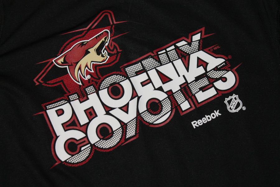 NHL Phoenix Coyotes Reebok Youth Long Sleeve Play Dry Tee - Youth XLarge