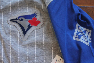 MLB Toronto Blue Jays Youth Majestic Henley Tee