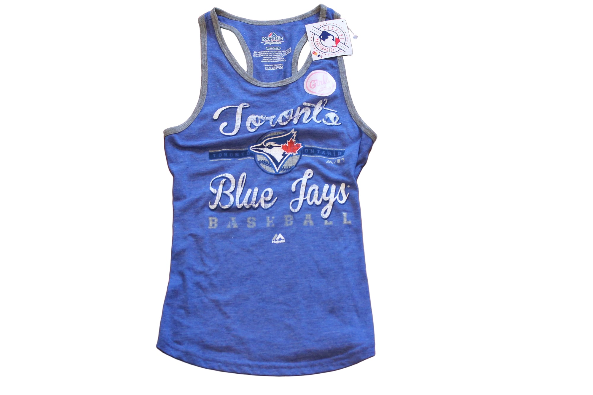 MLB Toronto Blue Jays Youth Majestic Girl's Tank Top