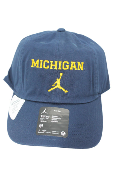 NCAA Michigan Wolverines Jordan Youth On-Field Strapback Hat