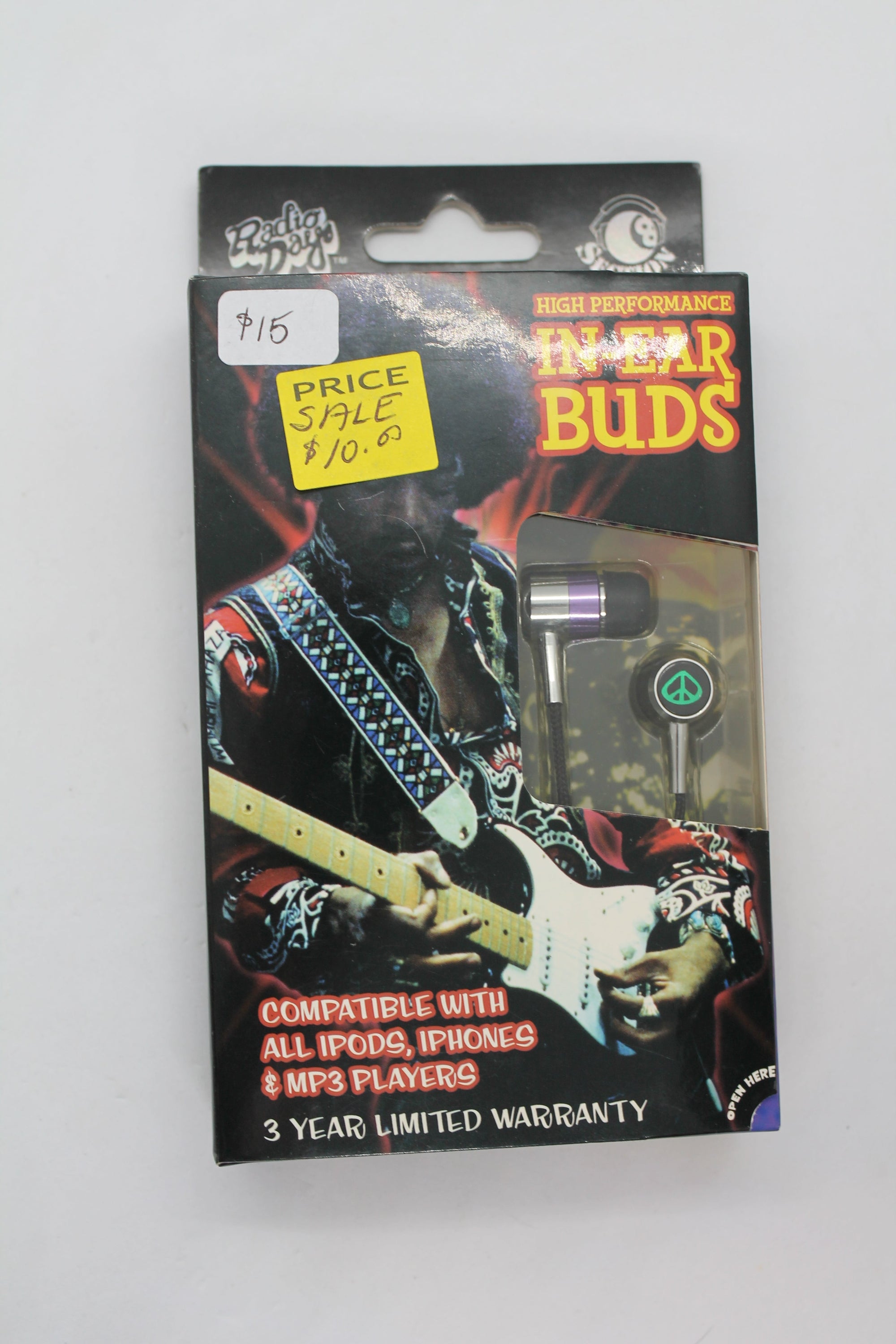 Jimi Hendrix High Performance Ear Buds (Sale)
